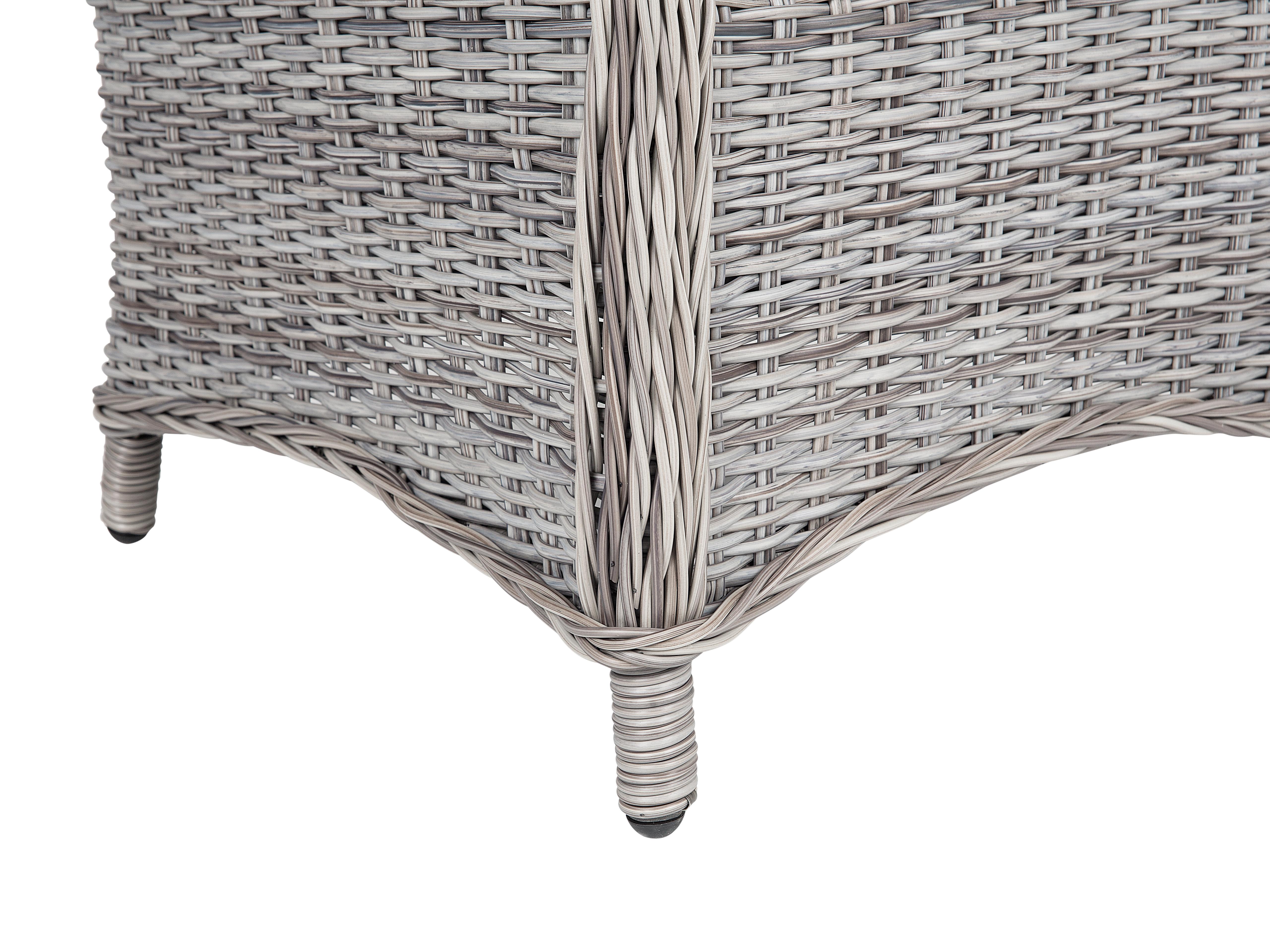 Tuinset 6-zits CASCAIS met kussens PE rotan Grijs