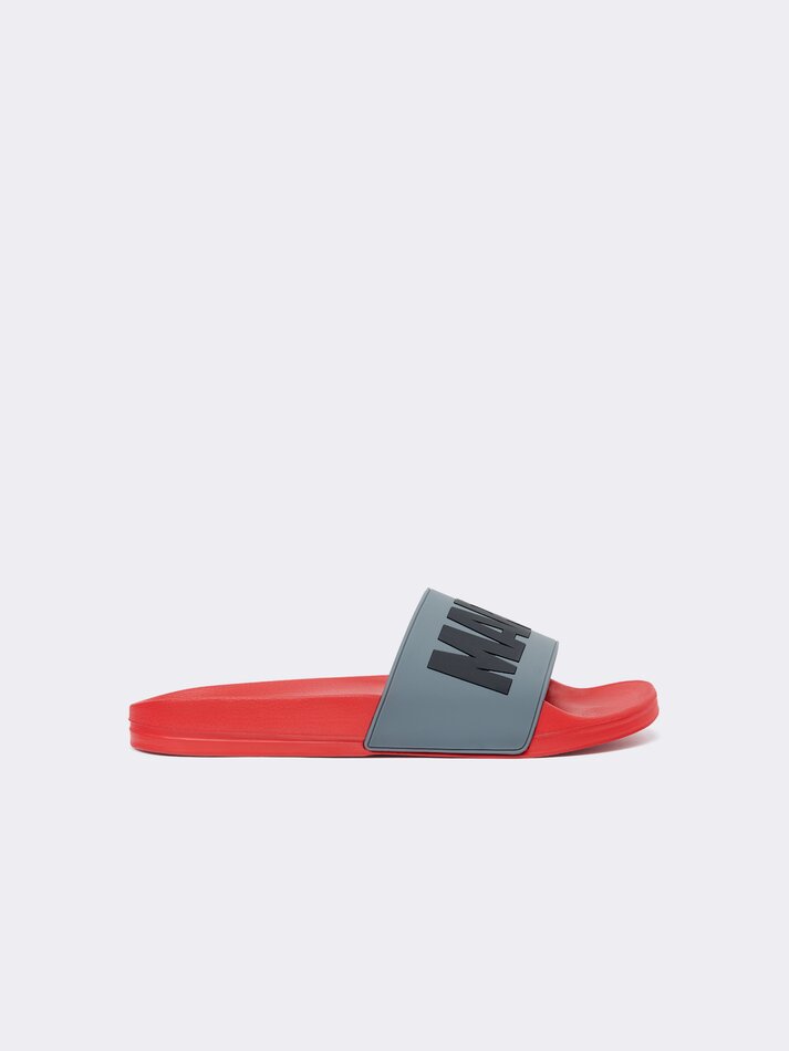 Chinelo de dedo MARVEL para banheiro - Vermelho