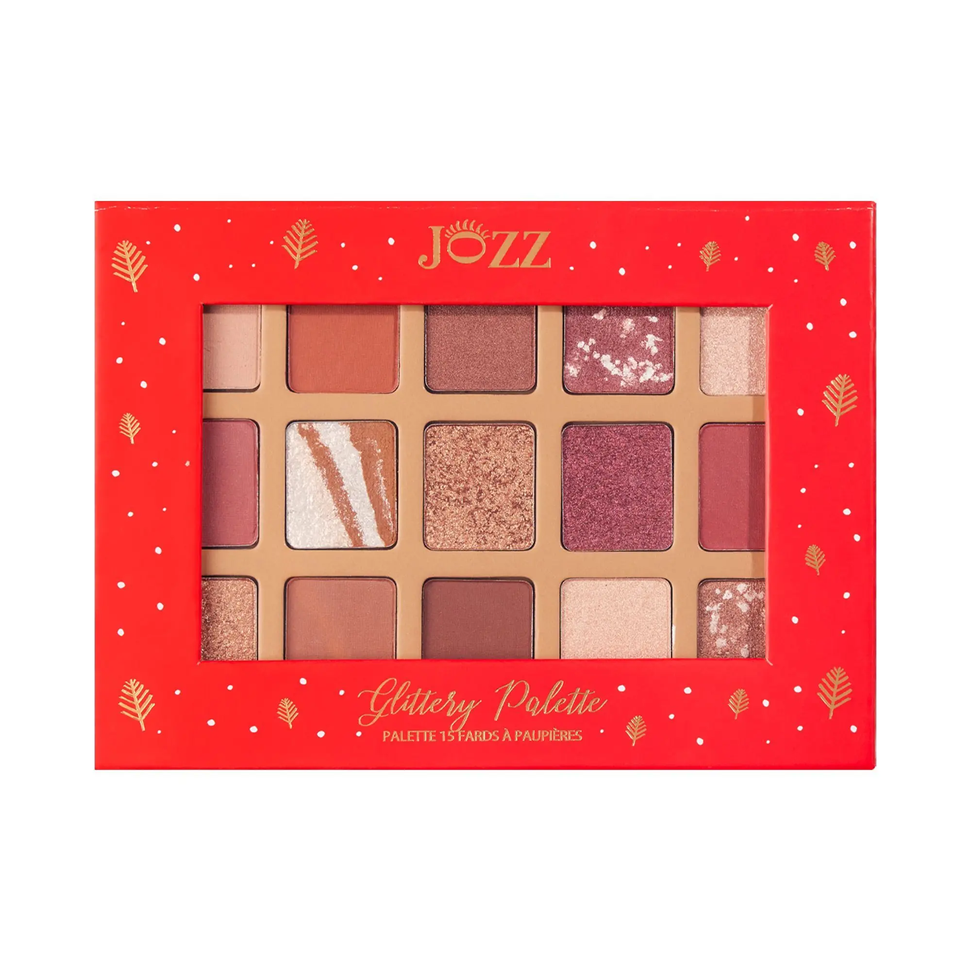 Jozz Beauty - Glittery Palette 15 Fards à Paupières-