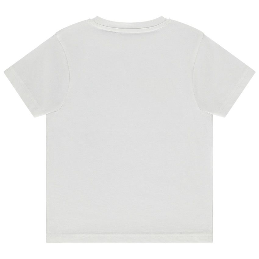 T-shirt manches courtes print palmiers pour garçon - Blanc