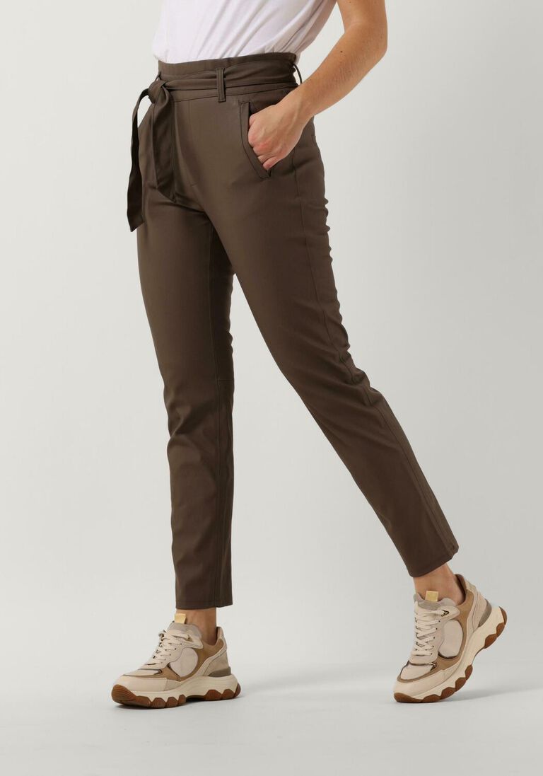 KNIT-TED taupe knit-ted pantalon francis pant