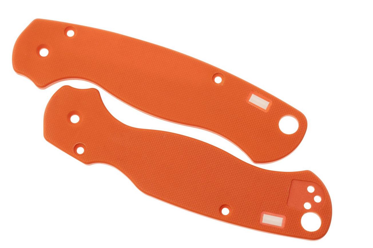 Glow Rhino Spyderco Paramilitary 2 GRC-PARA2-SOGSOG, G10 Safety Orange Scales