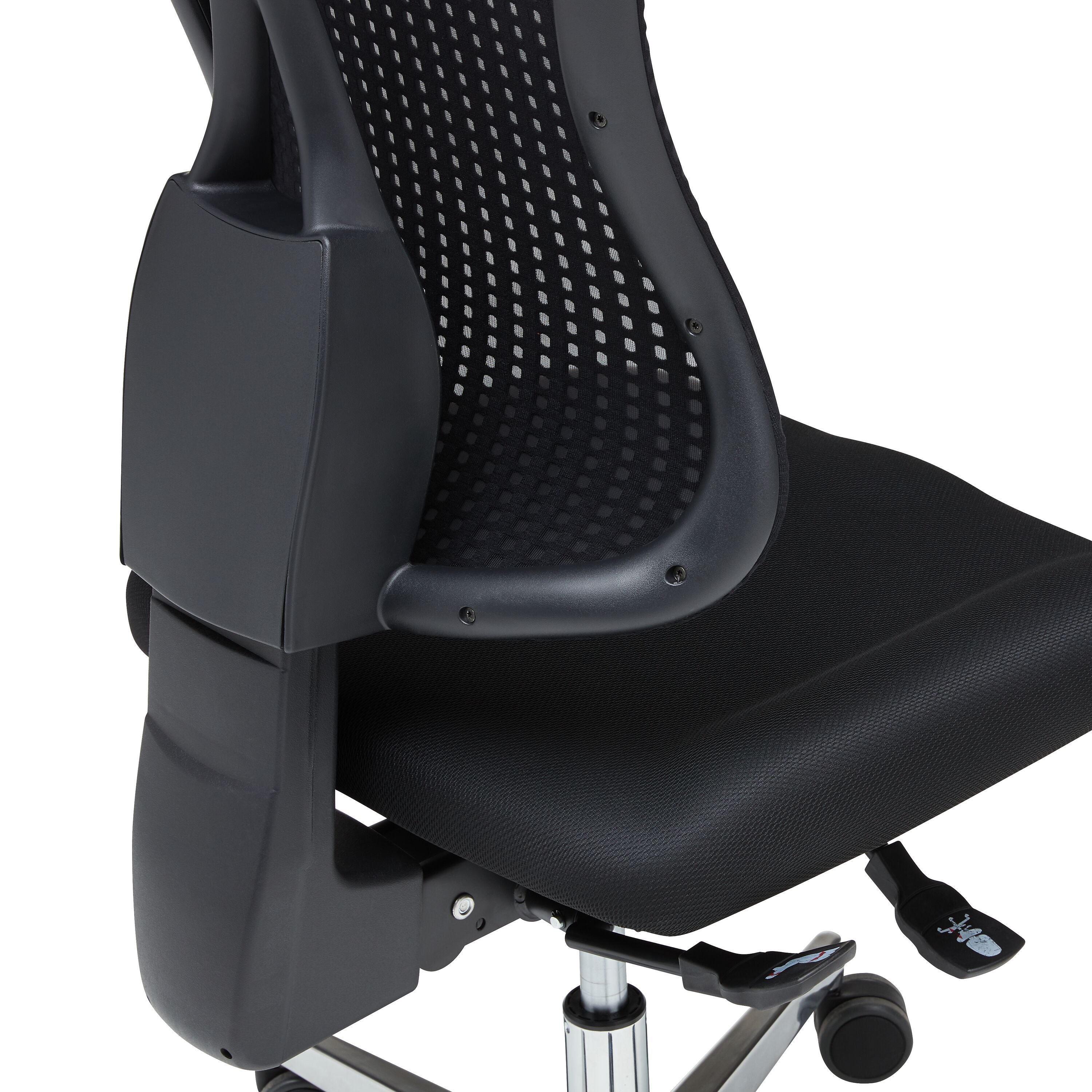 CLEVER Bürostuhl - Schwarz / B: 68.0 cm x T: 68.0 cm x H: 98.0 cm