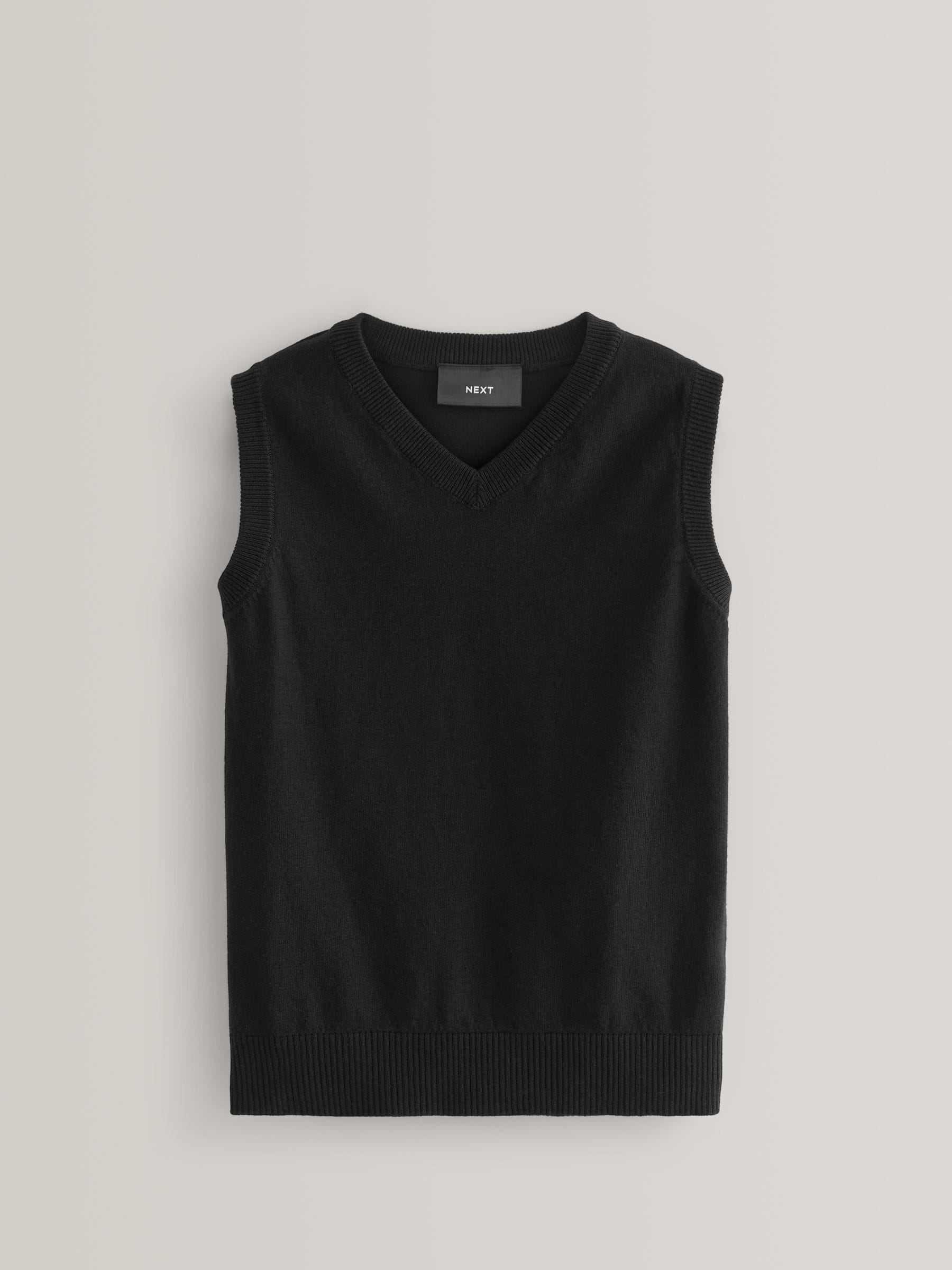 Zwart - Schooltanktop (3-16 jr)
