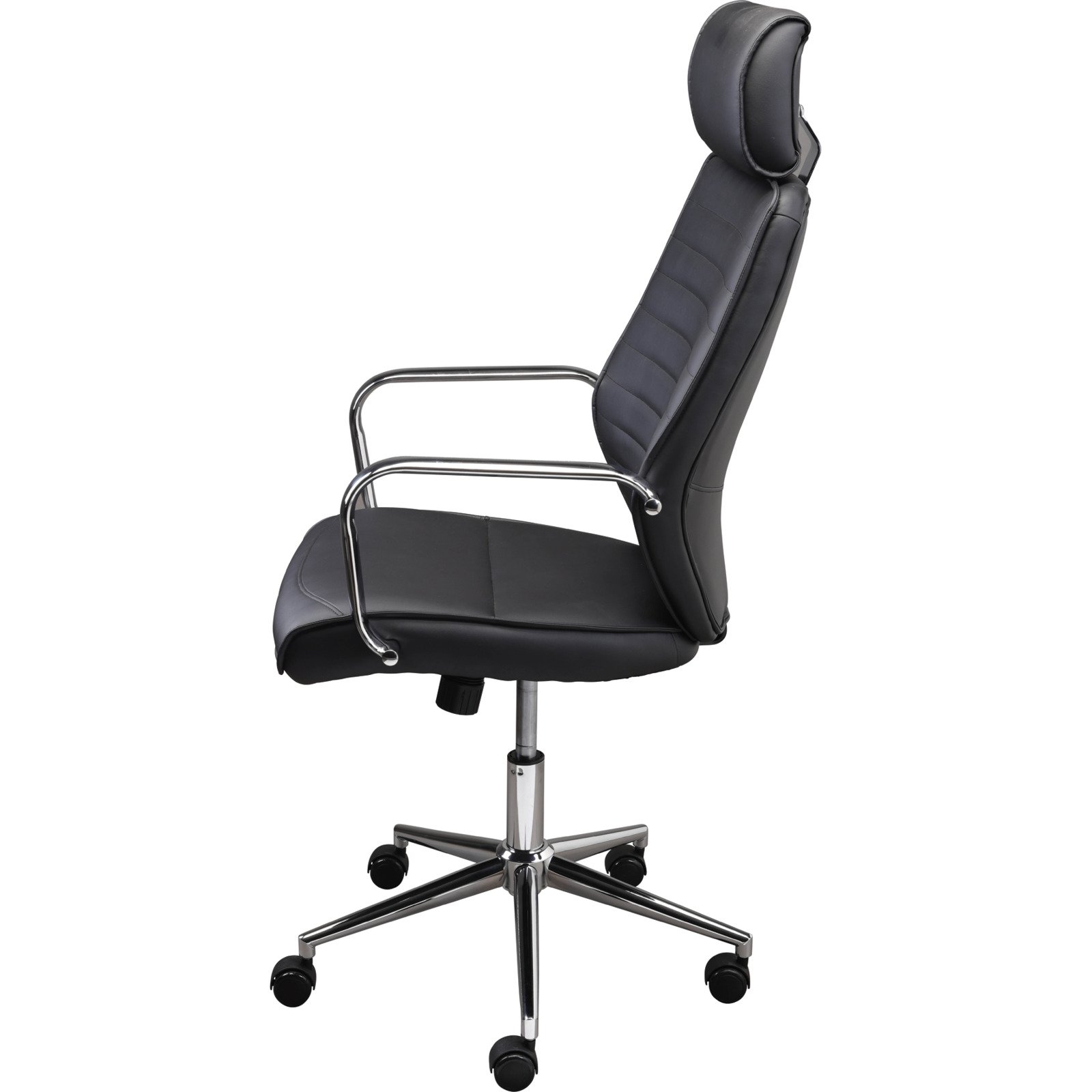 Bürostuhl Antares Kunstleder schwarz 58,5 x 118 - 128 x 67 cm