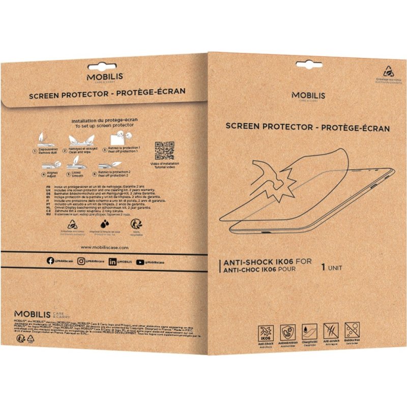 Mobilis 036306 protection d'écran de tablette Protection d'écran transparent Samsung 1 pièce(s)