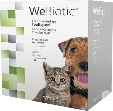 Wepharm WeBiotic Chiens Et Chats 120 Comprimés