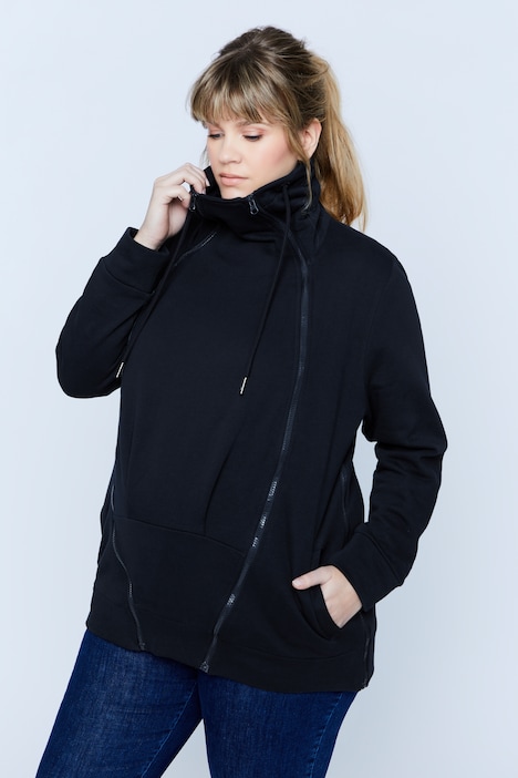 Bellieva-Sweatshirt, auszippbarer Einsatz, Langarm, Biobaumwolle, GOTS
