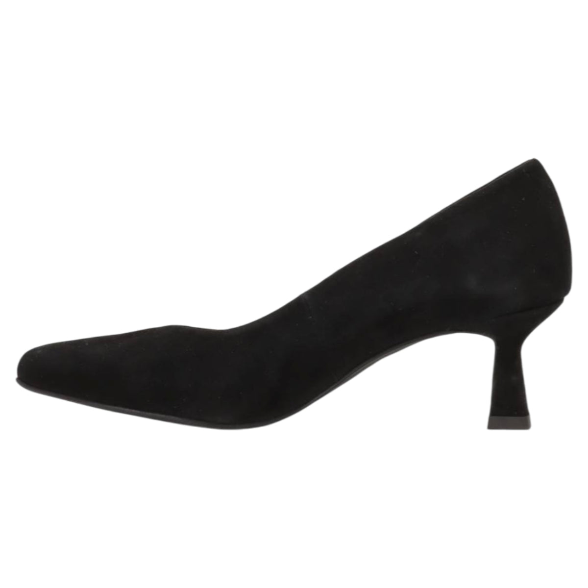 Pumps med hæl, kvinder, black suede