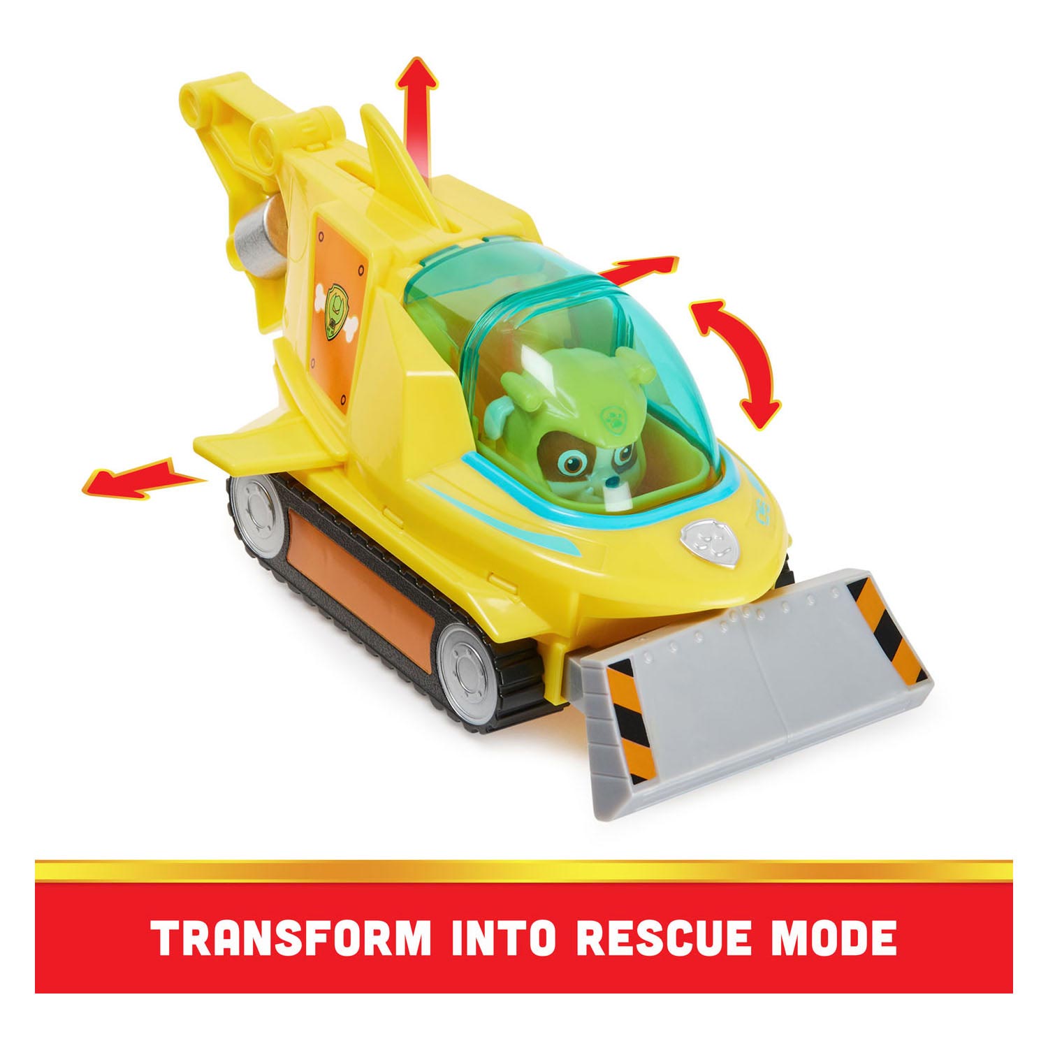 PAW Patrol Aqua Pups Rubble Deluxe Voertuig