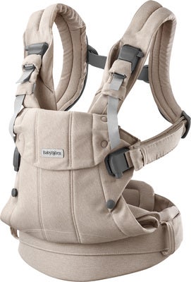 BabyBjörn Harmony Bæresele Vevd, Light Beige Melange
