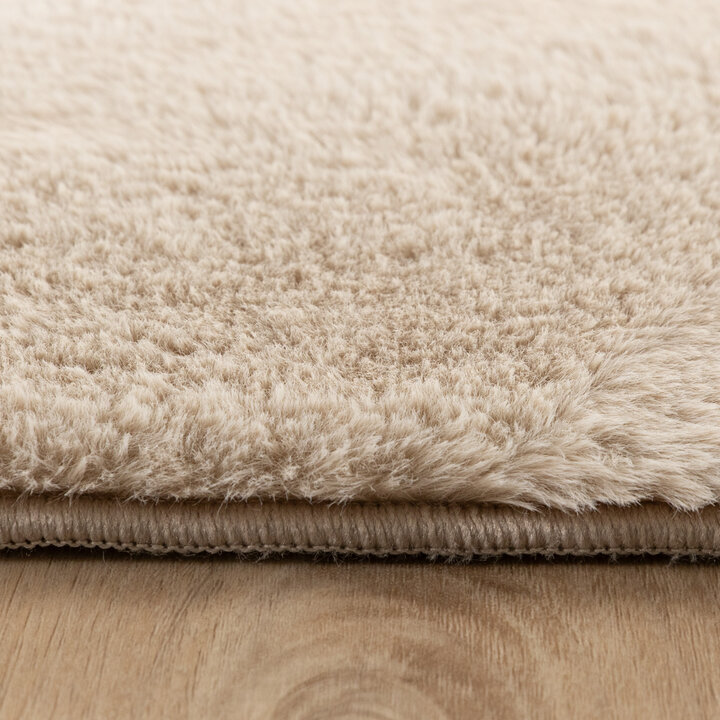 Zacht laagpolig vloerkleed - Cozy Beige