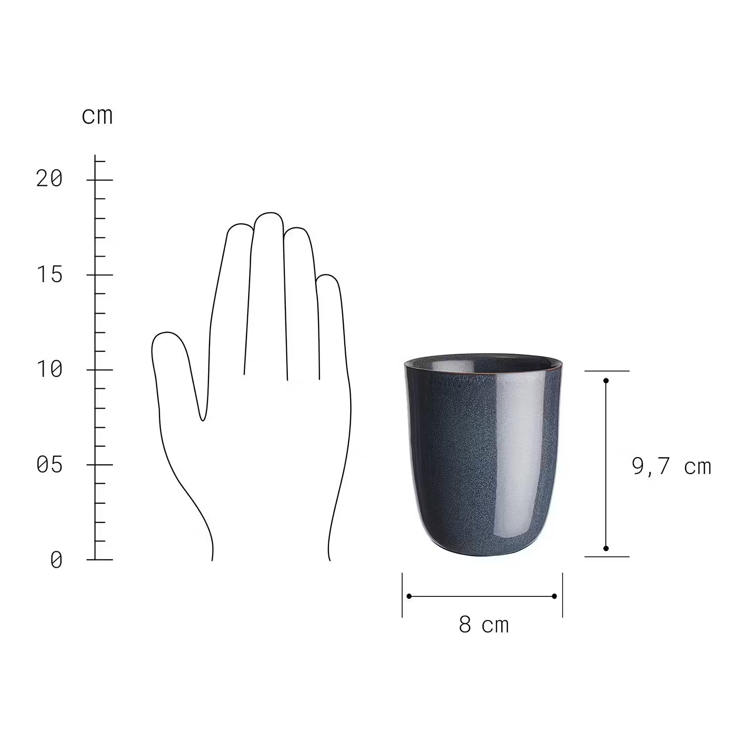 NATIVE Tasse 4er-Set