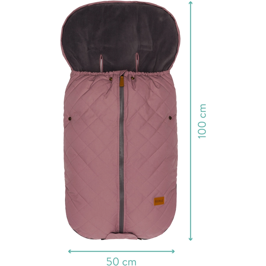 fillikid Winterfußsack Kamet Altrosa