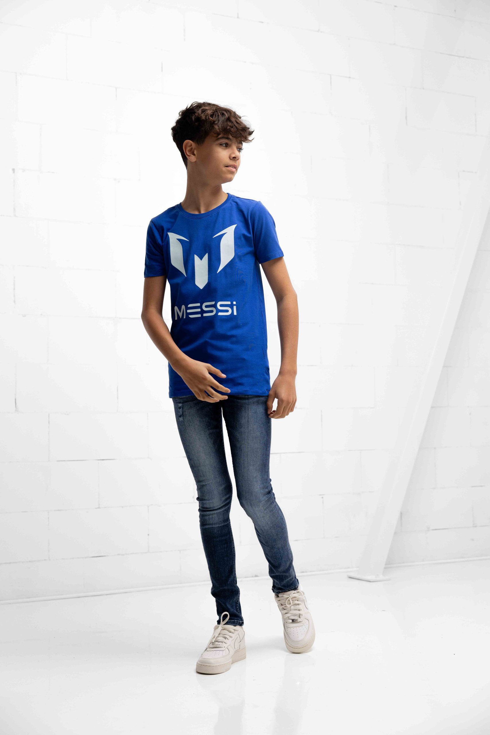 Vingino x Messi Logo T-Shirt Kids Donkerblauw