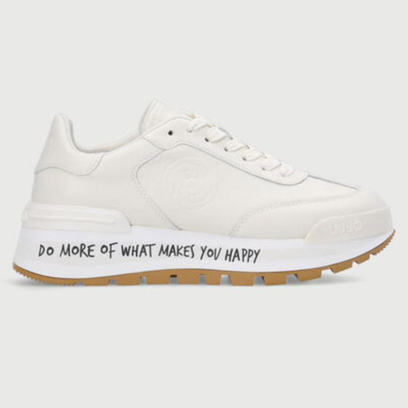 Liu-Jo Sneakers en Cuir Tiphaine blanc/crème