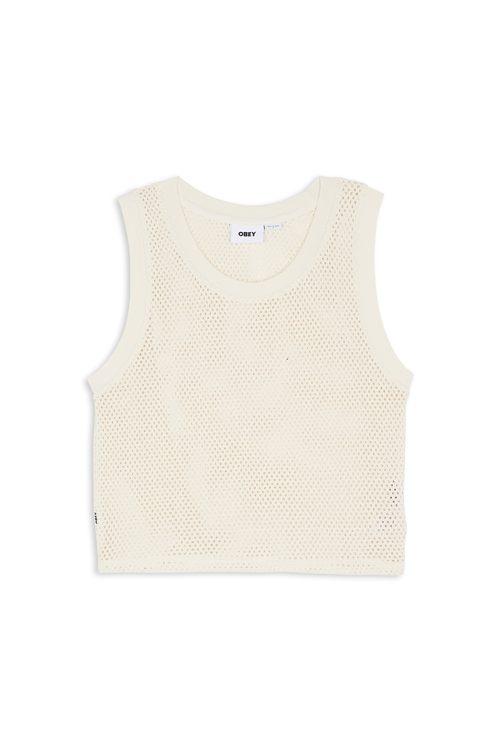 OBEY Débardeur OBEY HUDSON MESH TANK Beige