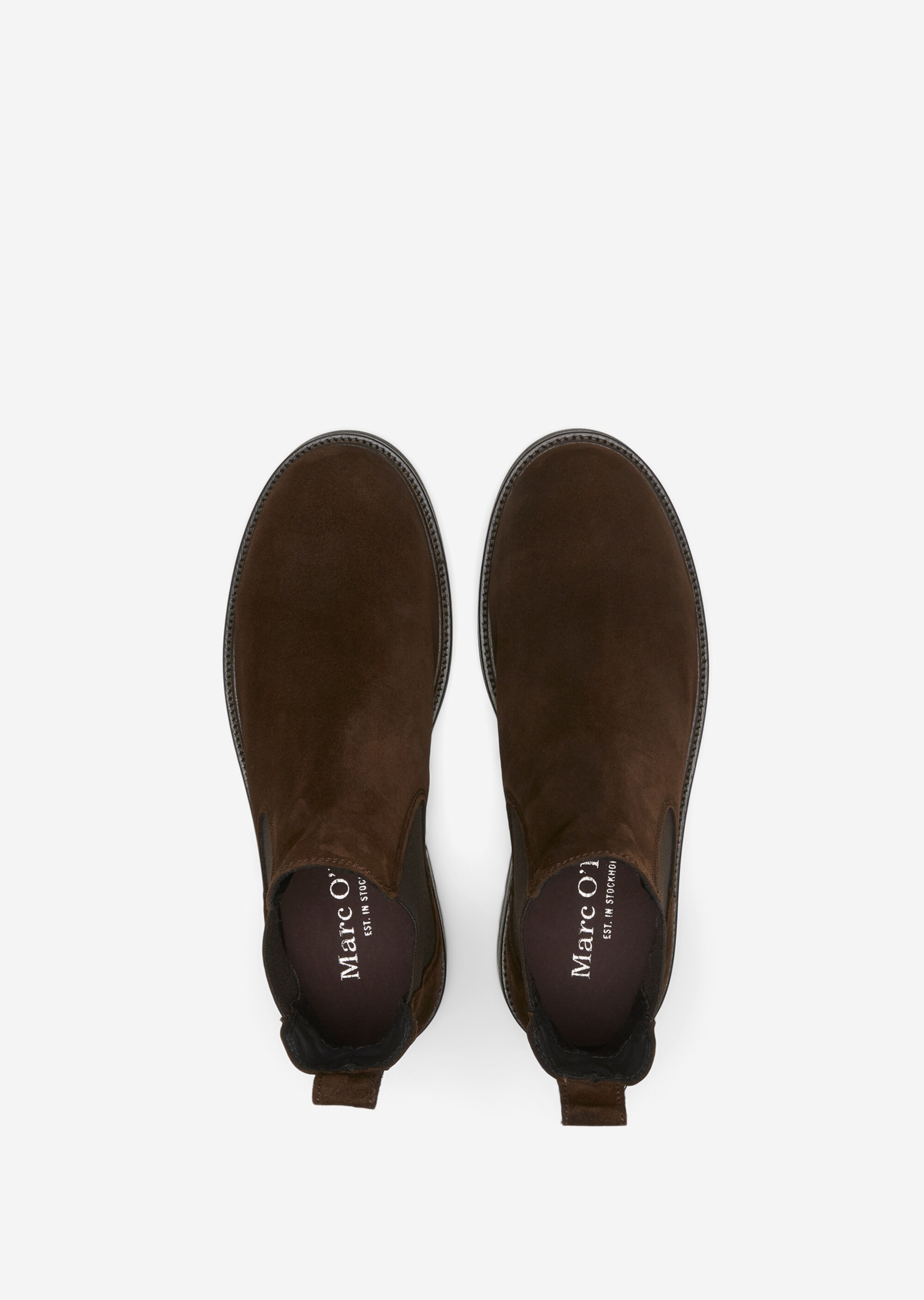 Chelsea-Boot aus edlem Velours-Rindleder