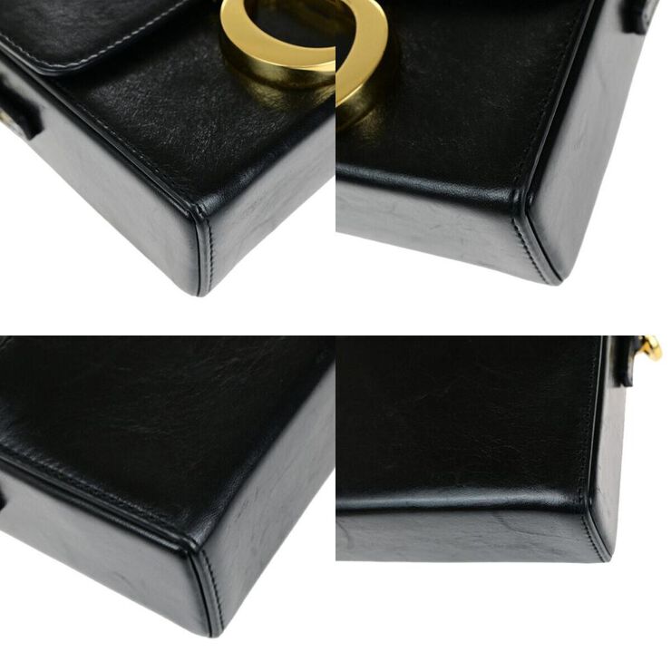 Dior Vintage Dior Trotter Crossbody Bag Black