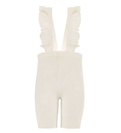 Condor Shorts m. Träger - Rib - Beige