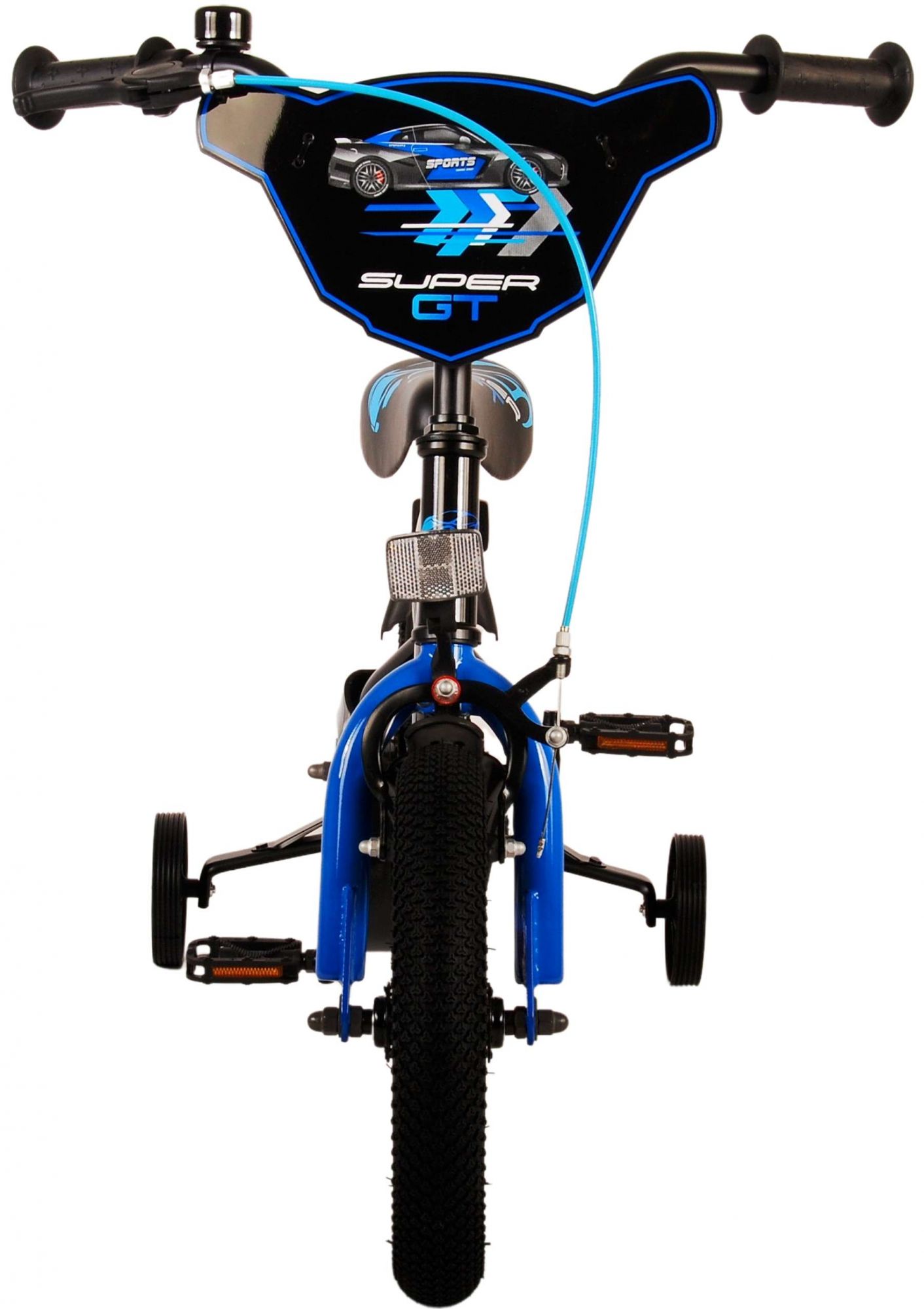 TPFSports Super GT Kinderfahrrad - Jungen - 12 Zoll - Rücktritt + Handbremse - Blau