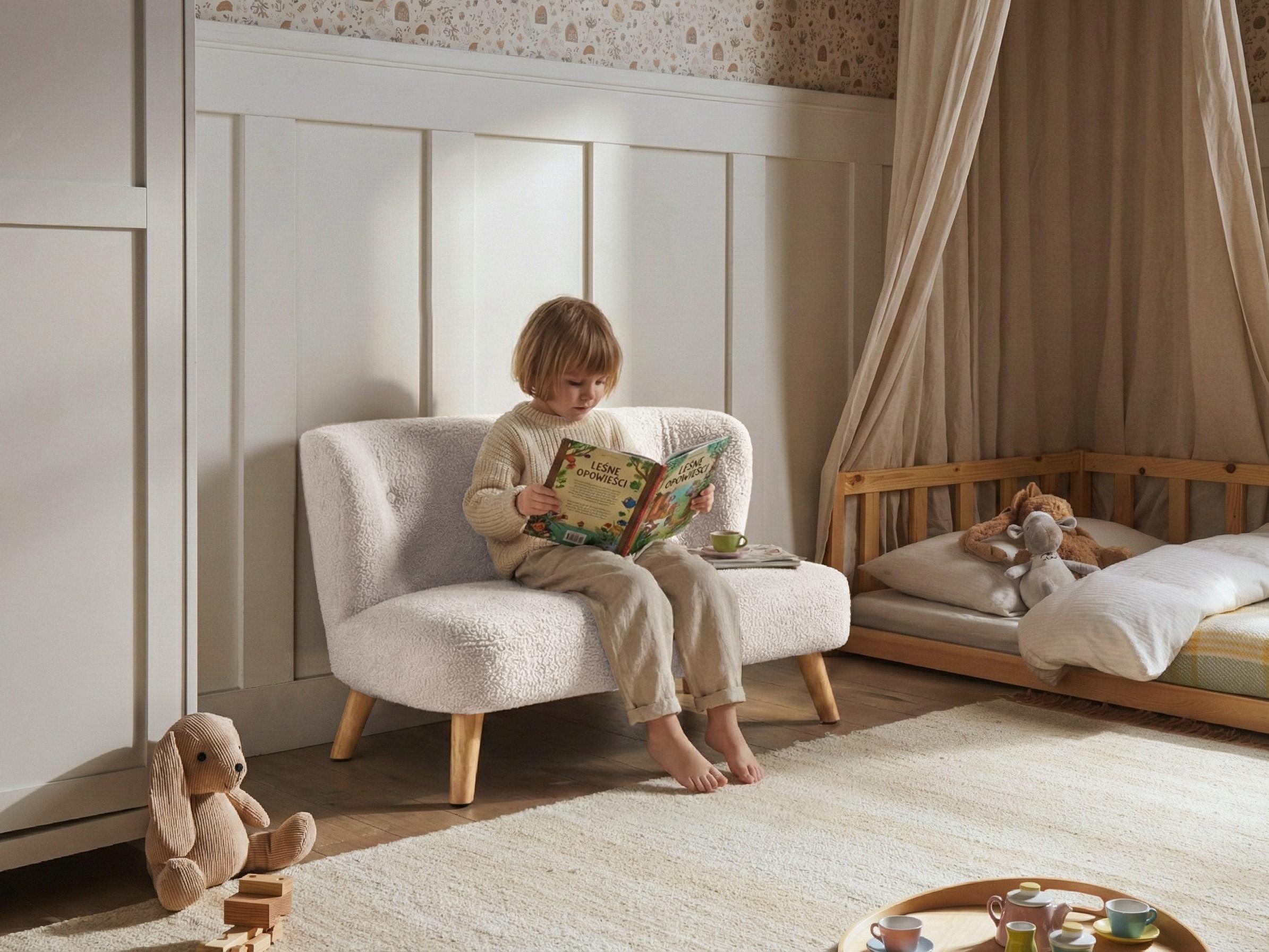 Kinderbank LOTE Bouclé Beige