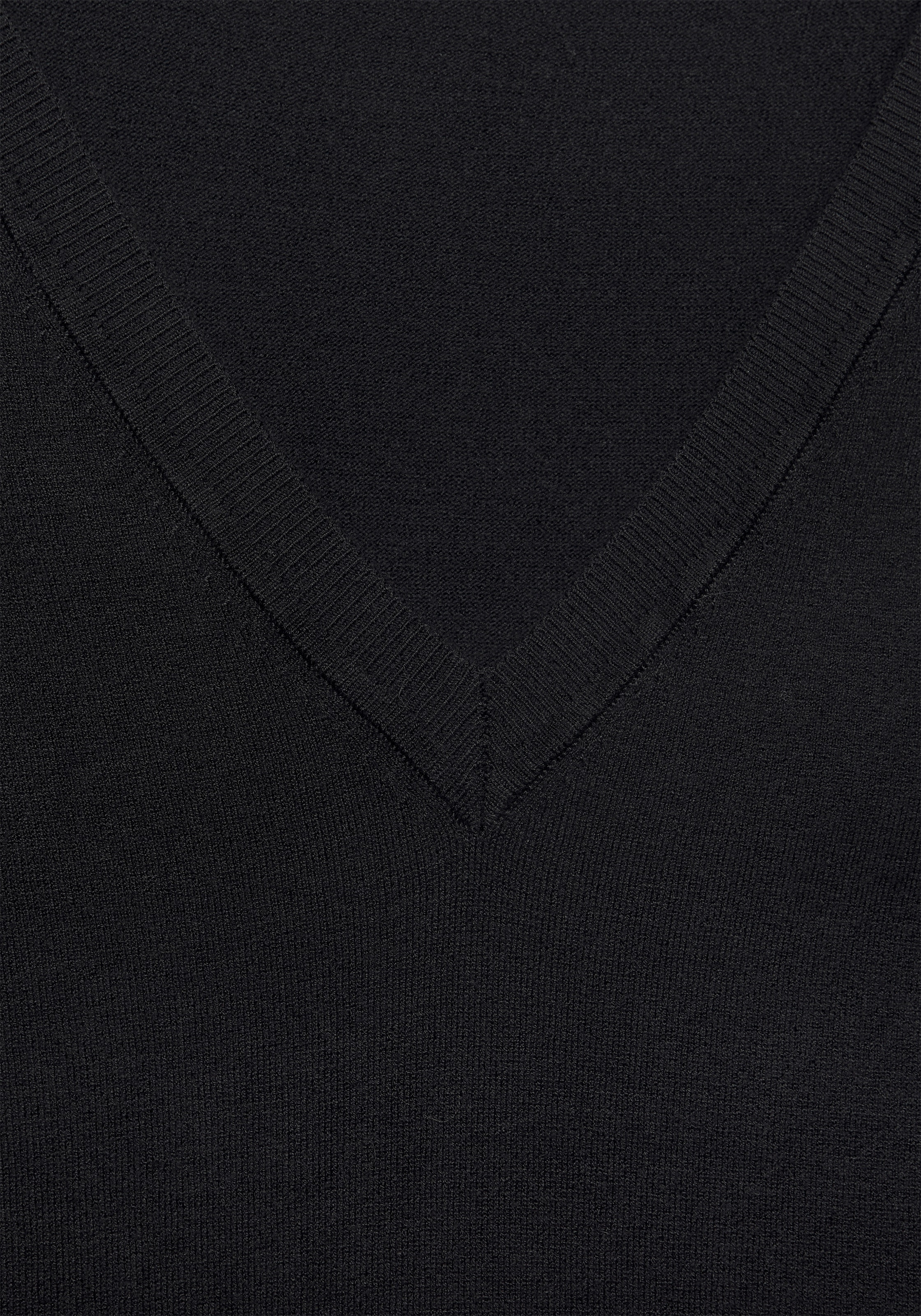 Vivance V-Ausschnitt-Pullover in taillierter Form, weicher Strickpullover, Basic, klassisch