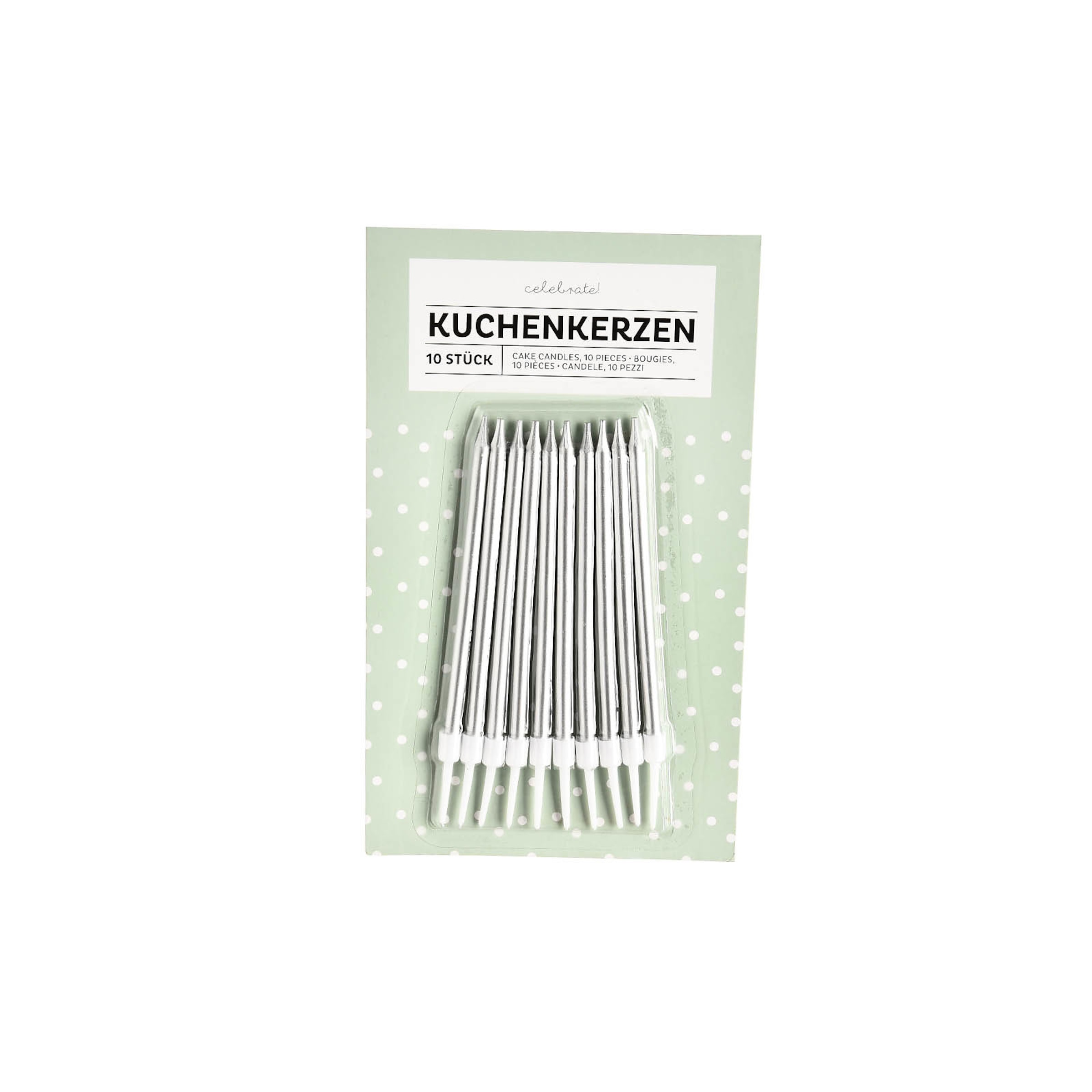 silber, L 11 cm, 10 Stück