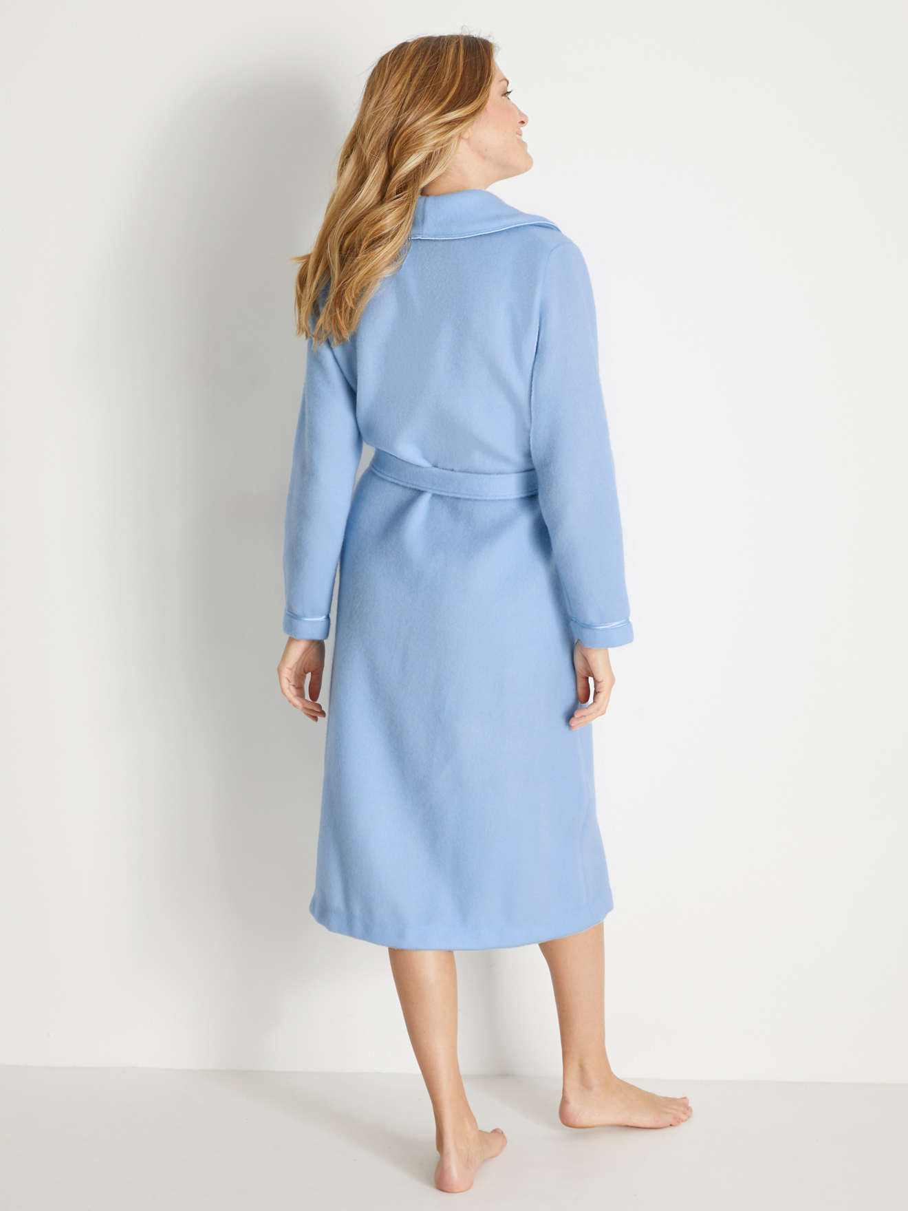 Robe de chambre en molleton courtelle