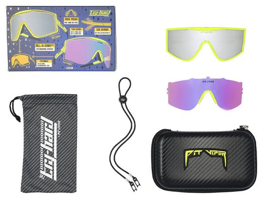 Paire de Lunettes Pit Viper The Hot Dogger Try Hard Jaune/Gris