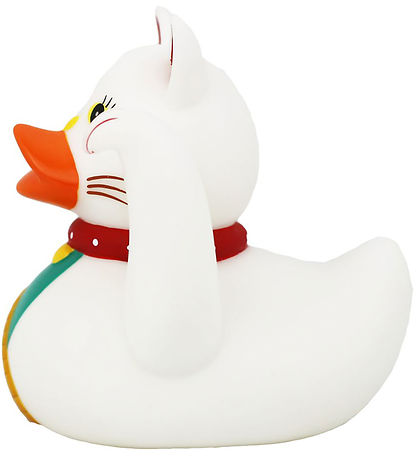 Badeente - Winkende Katze