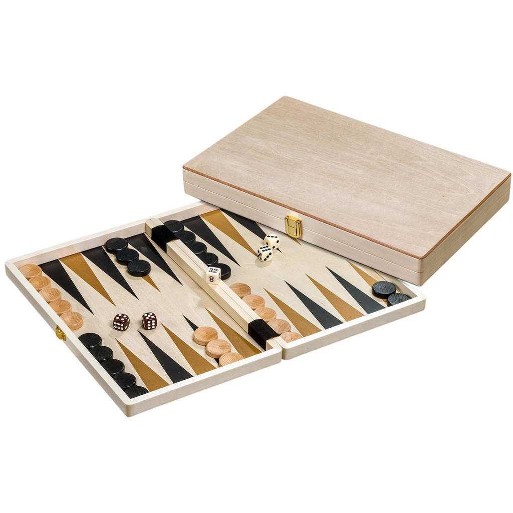 Backgammon Paros medium 33.5x21cm Backgammon Paros medium (33.5x21 cm)