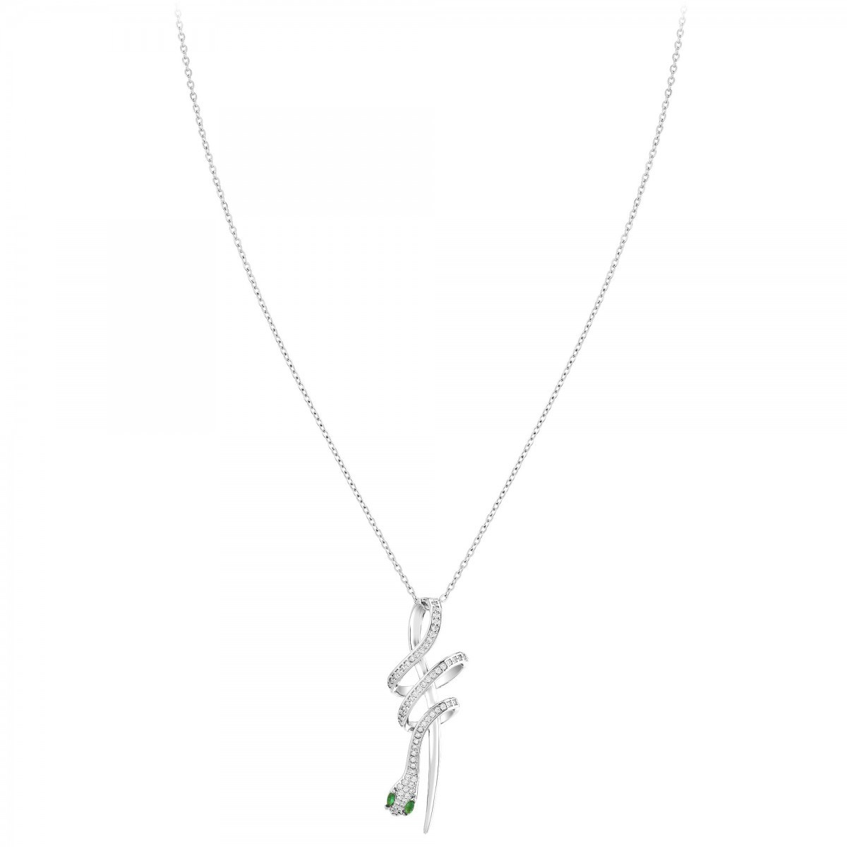 Collier serpent SC Crystal orné de Zirconium