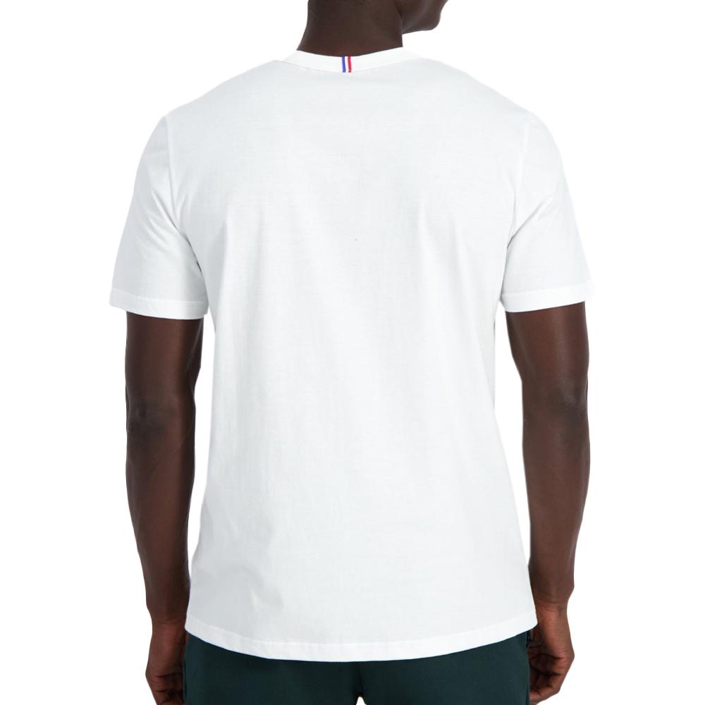 Le Coq Sportif T-shirt Blanc/Vert Homme Le Coq Sportif 2410193