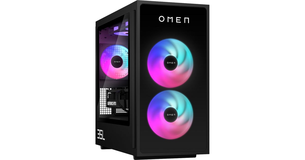 HPOMEN 35L Gaming Desktop GT16-1267nd  (Zwart | Ryzen 7 9700X | RTX 5060 Ti | 32 GB | 1 TB SSD )