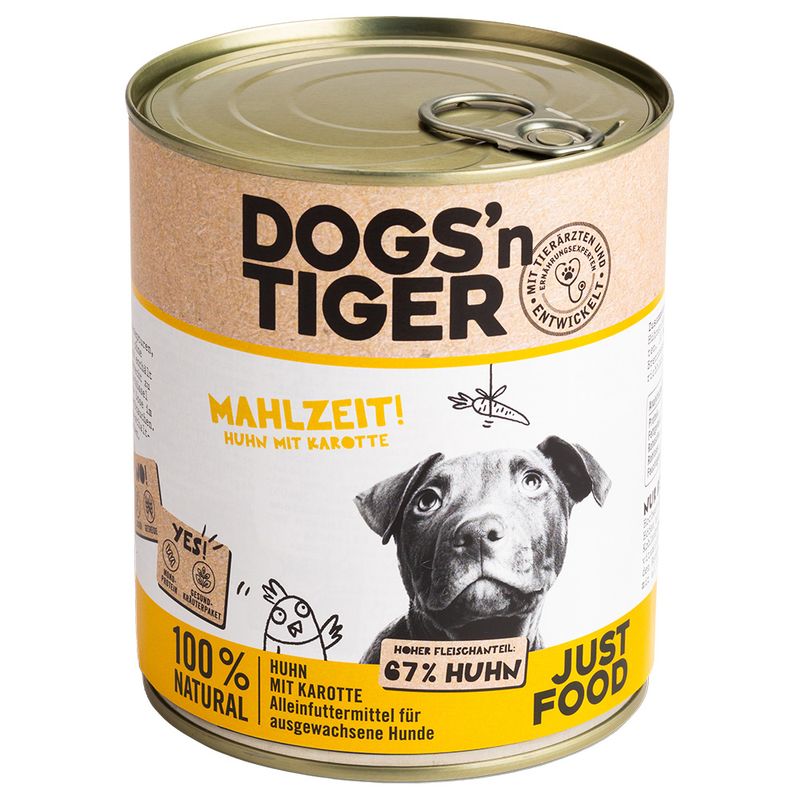 Dogs'n Tiger Adult 6 x 800 g pour chien