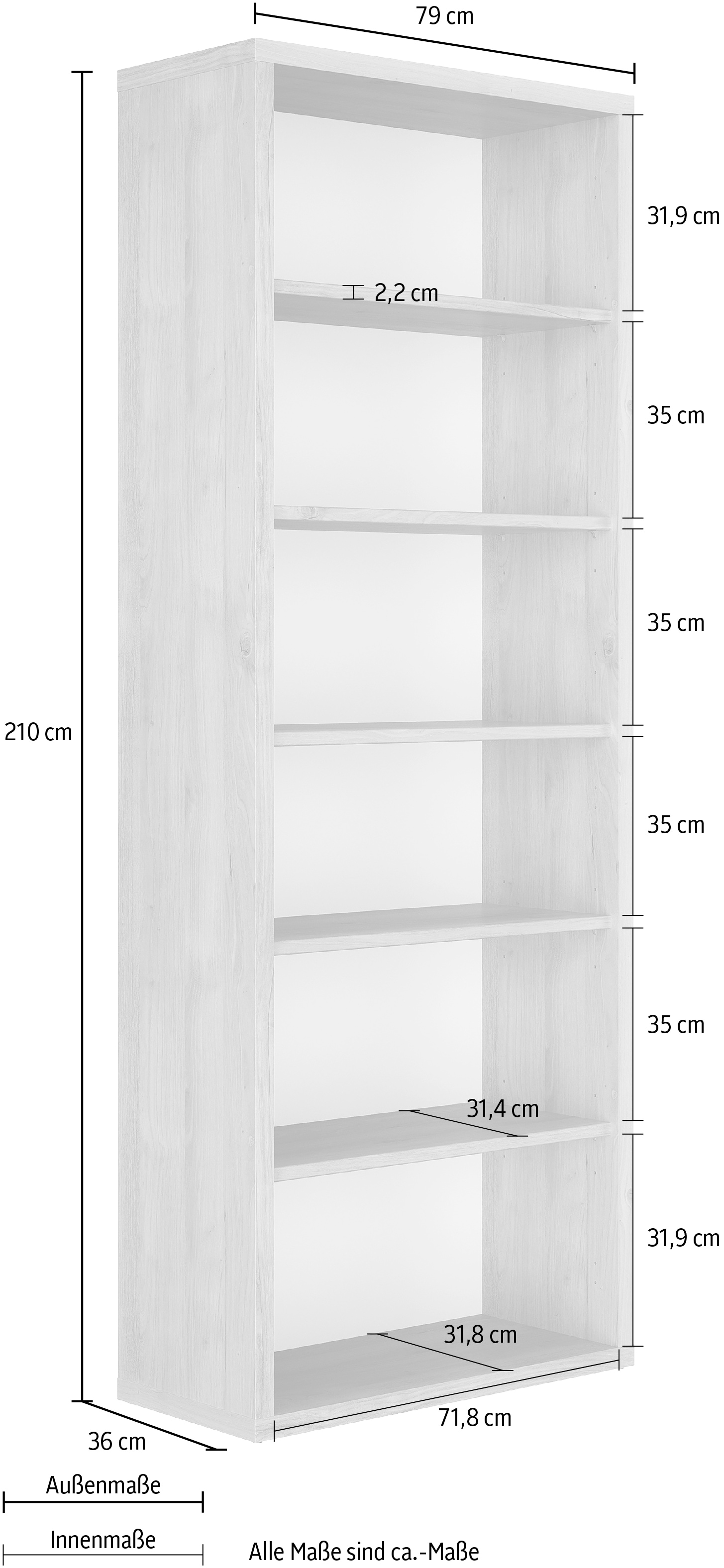 Gami Aktenregal »Elio« 1 Stk. tlg. Kollektion in edles Design