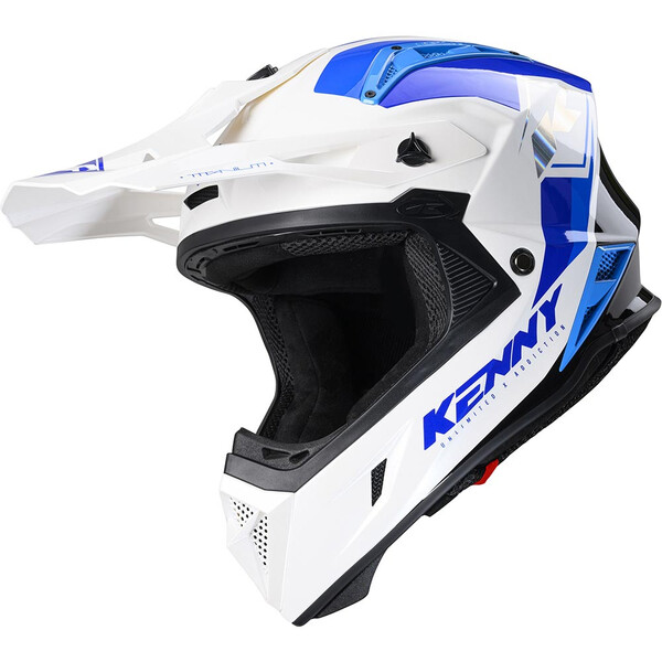 Kenny - Casque Titanium Graphic Blanc / Bleu