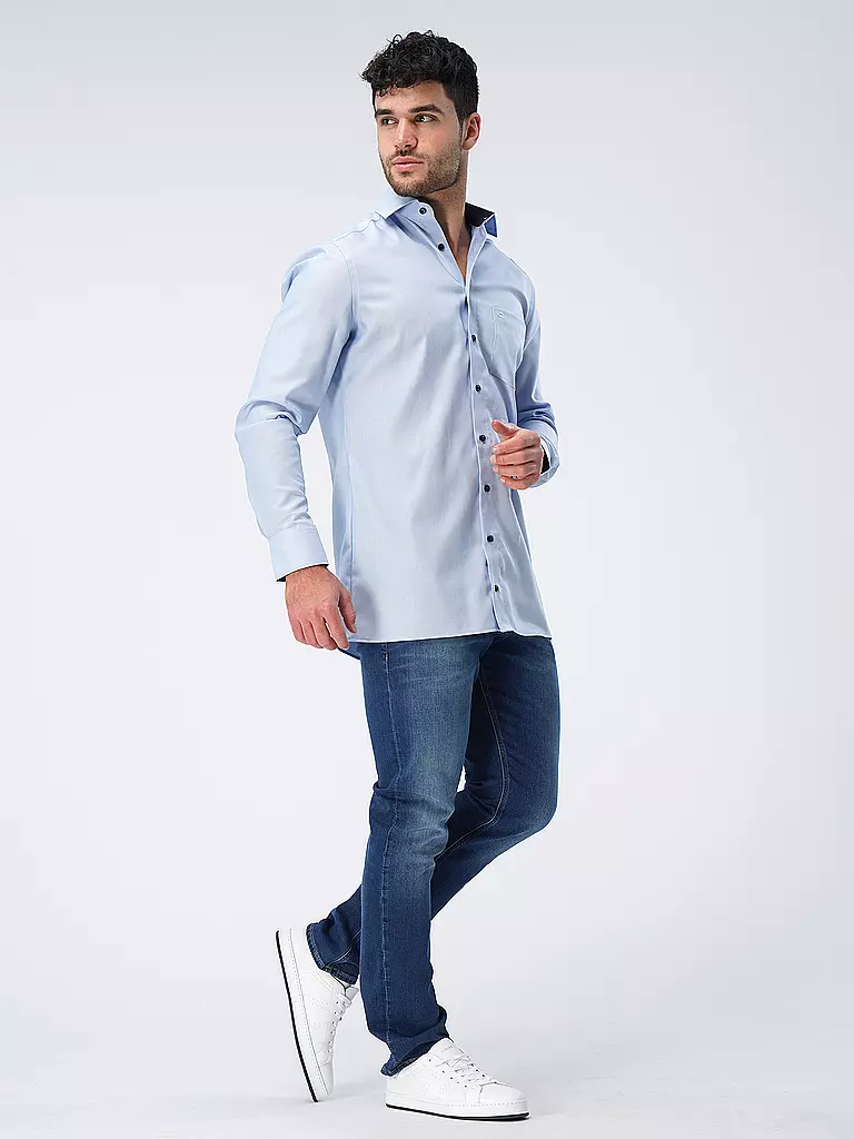 OLYMP Hemd Modern Fit  blau