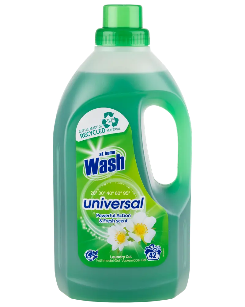 At Home Wash Vaskemiddel flydende 1,5 L - universal