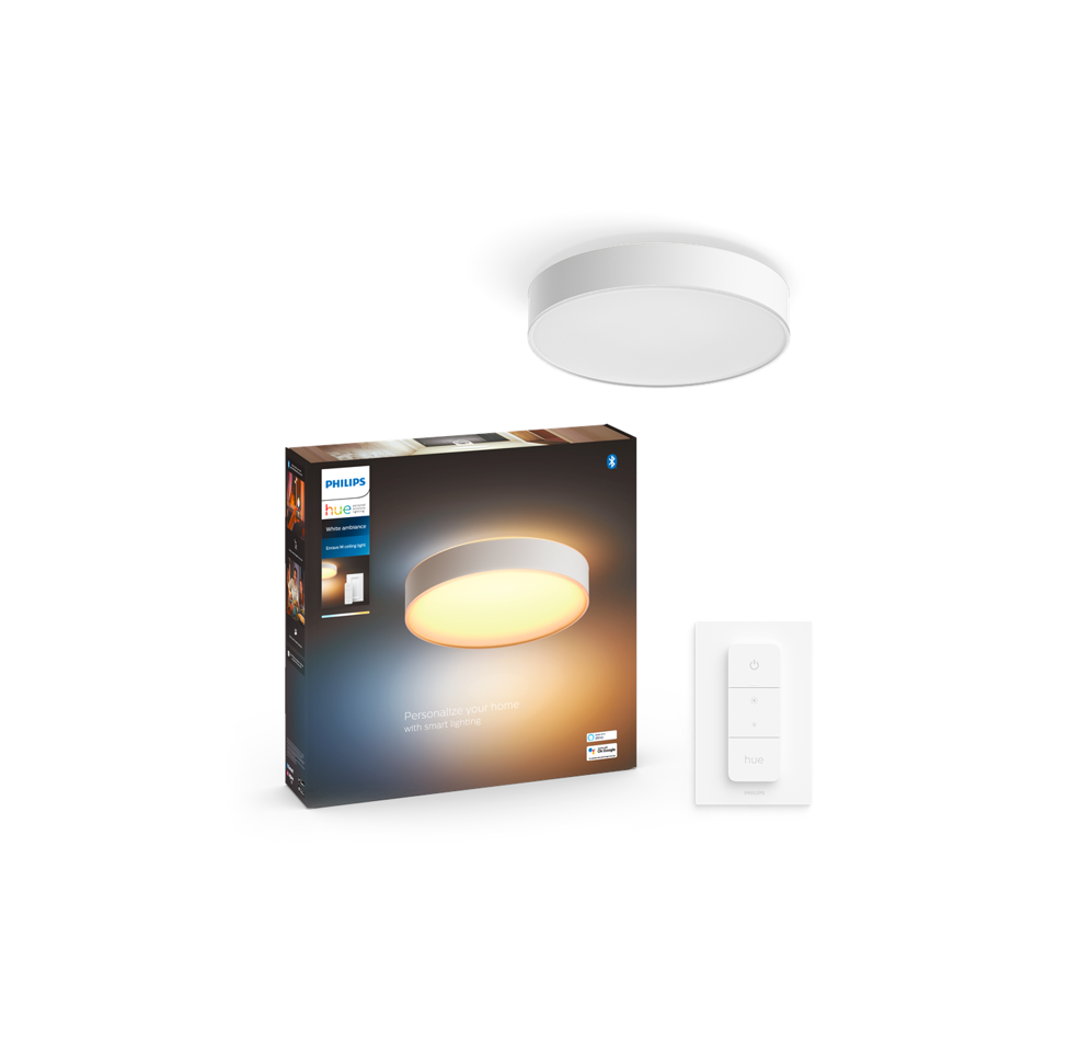 Philips Hue - 2xEnrave - 38 cm - White Ambiance & Bridge - Bundle
