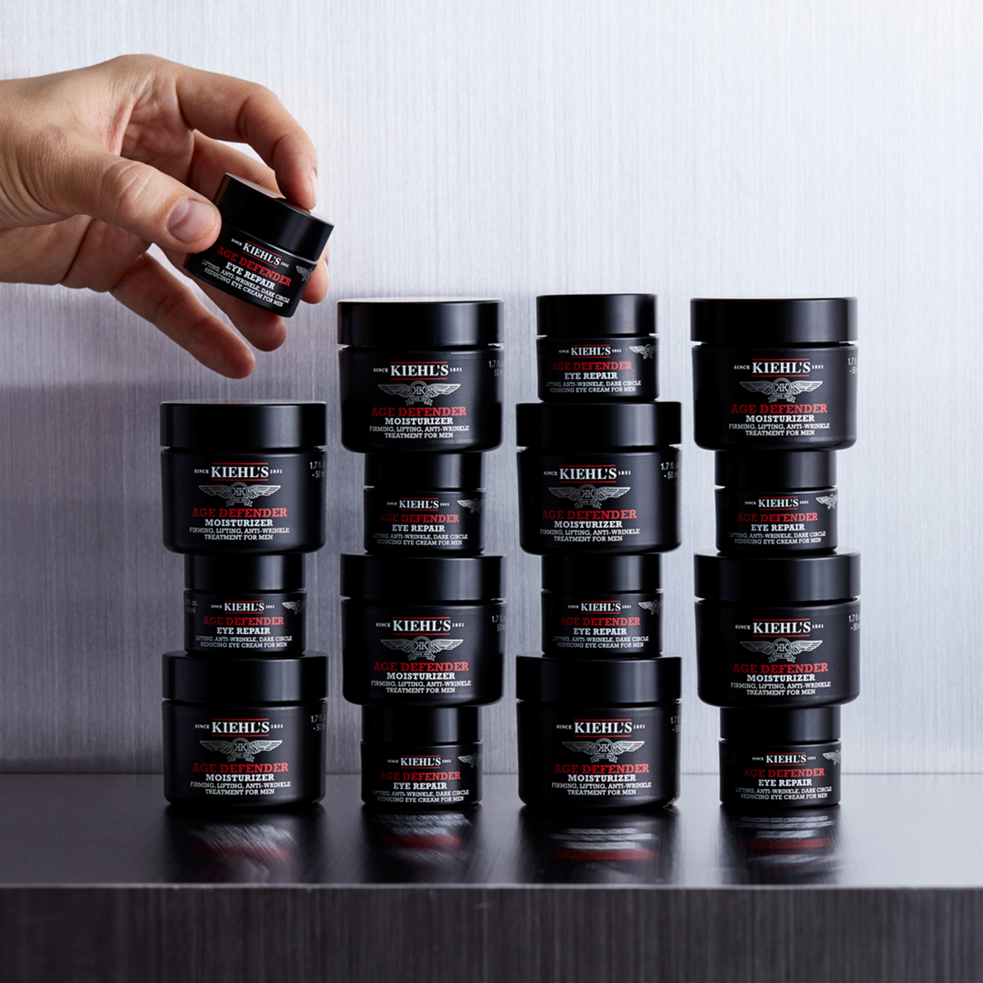 KIEHL'S Age Defender Cream Moisturizer Creme Glas 75 ml