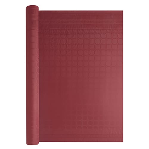 Nappe de table papier damassé Manufacture de l'Éphémère 1,20 x 50 m bordeaux