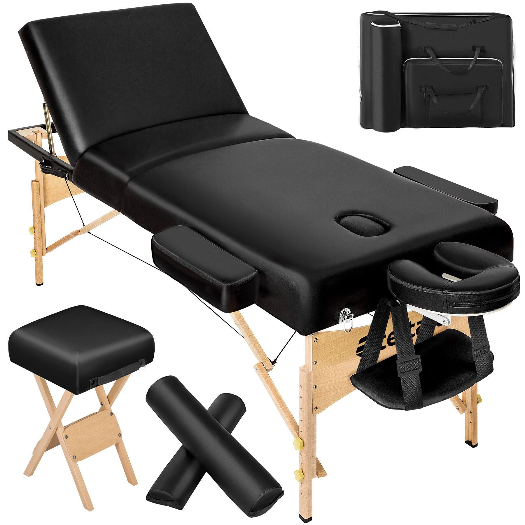 3 Zonen Massageliege-Set