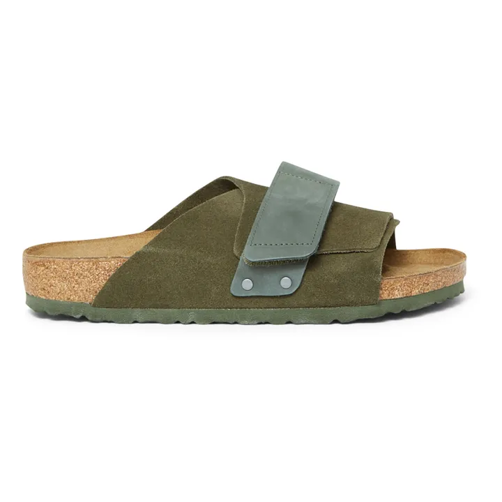 BIRKENSTOCK Sandales Kyoto Chaussant Normal | Vert kaki