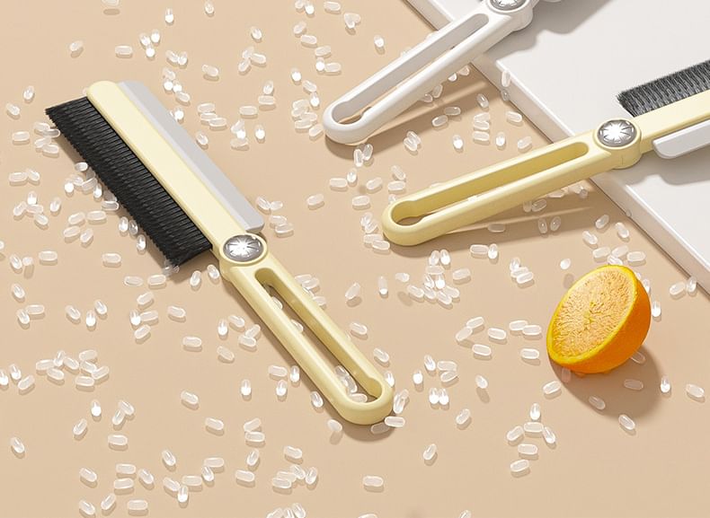 Honeyfluff - Spiegelwisser met reinigingsborstel