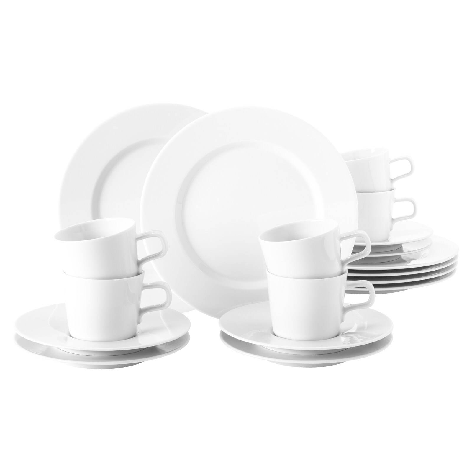 Seltmann Weiden Kaffeeservice No Limits Weiß 18er Set