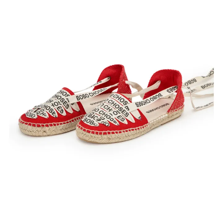 Bobo Choses Espadrilles Bobo Choses Coton Bio - Collection Femme  | Rouge