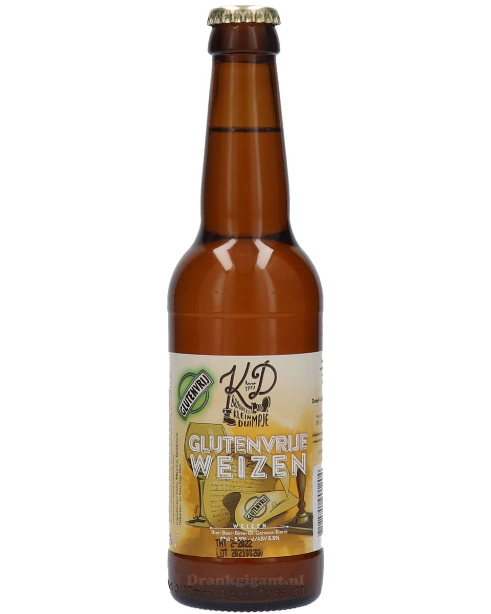 Klein Duimpje Weizen Gluten Vrij 33 cl