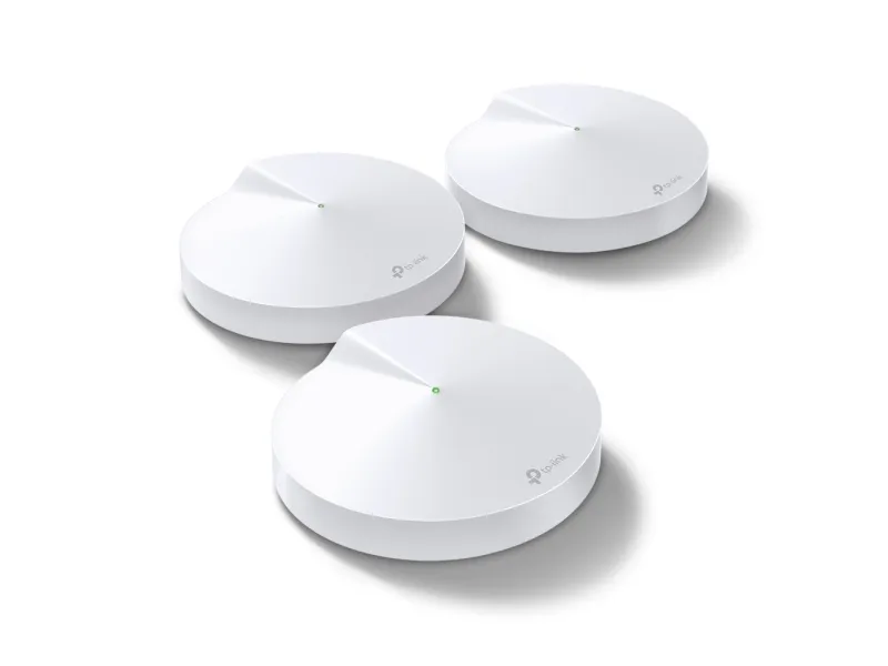TP-Link Deco M9 Plus - Trådløs router - mesh - GigE, ZigBee - WAN-porte: 2 - 802.11a/b/g/n/ac, Bluetooth 4.2, ZigBee Home Automation 1.2 - Tri-Band